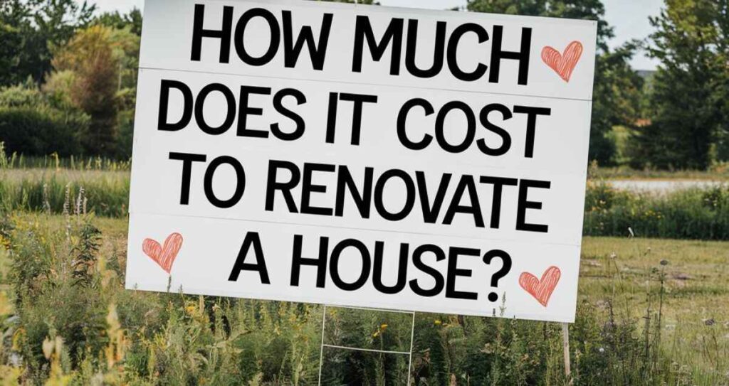 How Much Does It Cost To Renovate A House?